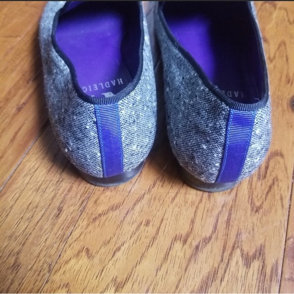 HADLEIGHS Tweed Monogram Slipper size 40.5 - Picture 3 of 10